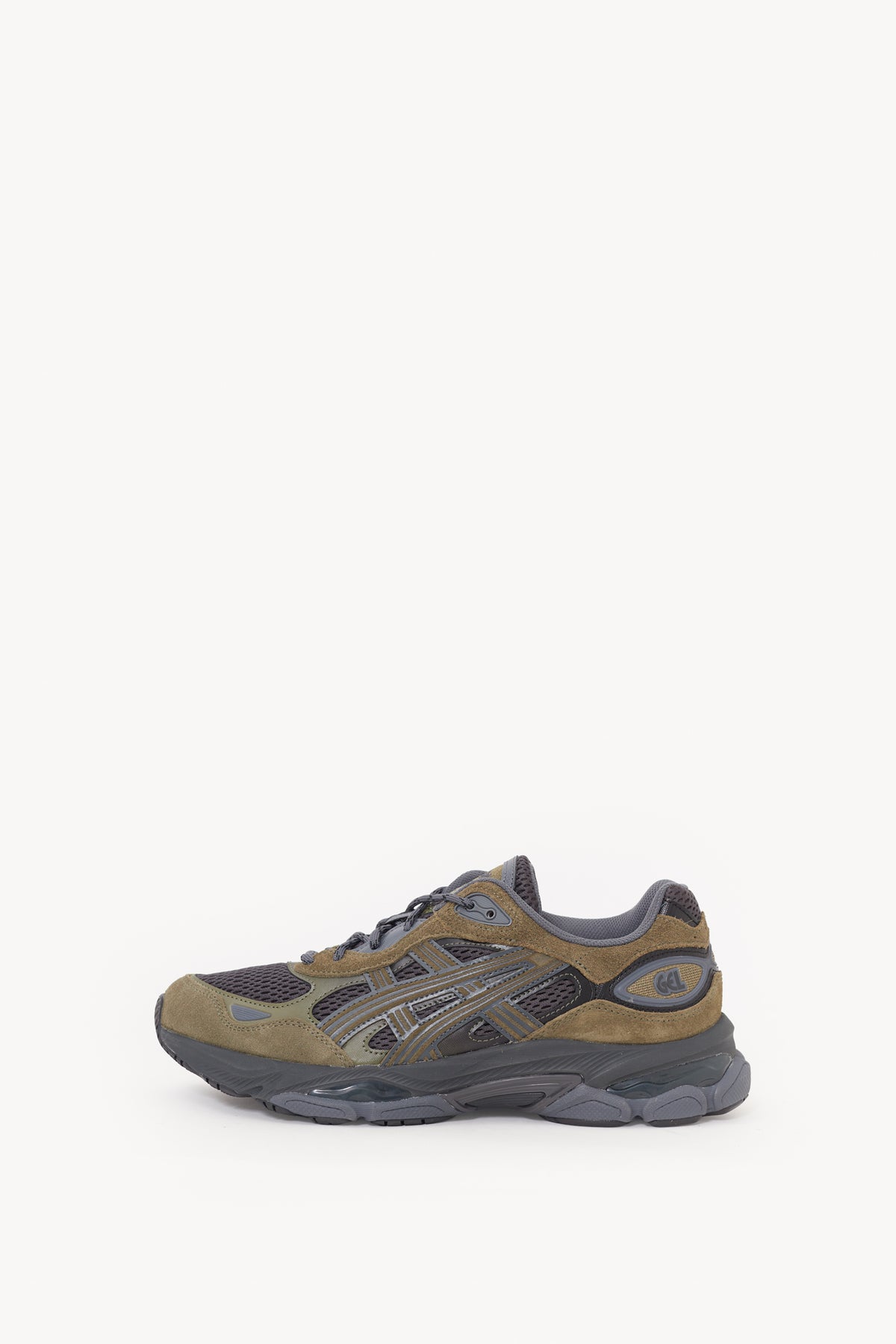 ASICS GRAPHITE GREY LODEN GREEN GEL NYC 20 SNEAKERS