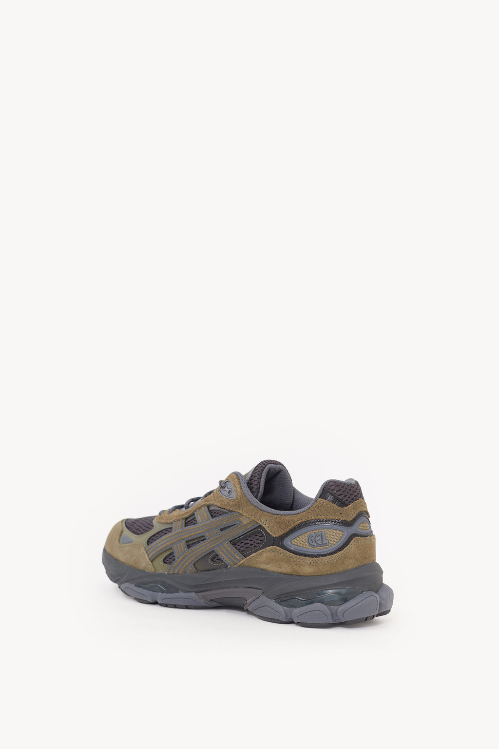 ASICS GRAPHITE GREY LODEN GREEN GEL NYC 20 SNEAKERS