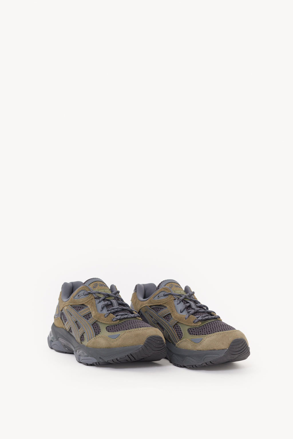 ASICS GRAPHITE GREY LODEN GREEN GEL NYC 20 SNEAKERS