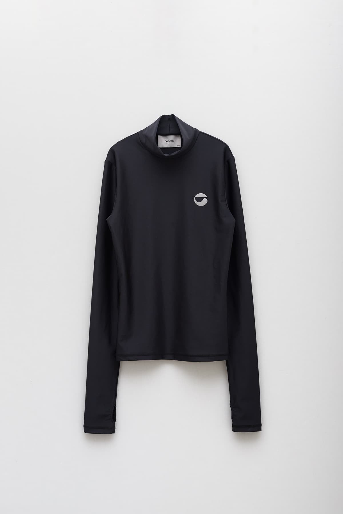 COPERNI BLACK TIGHT HIGH NECK TOP