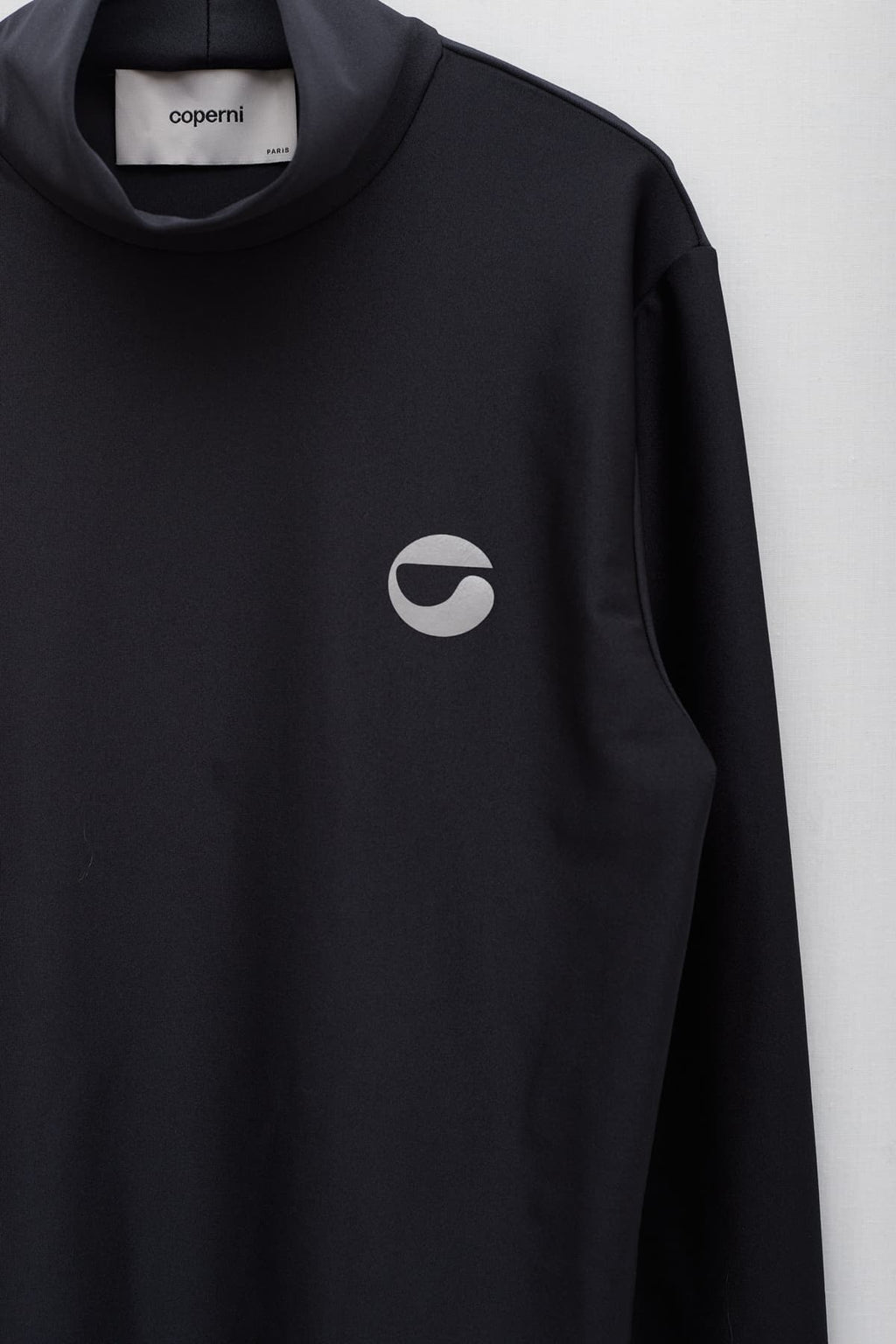 COPERNI BLACK TIGHT HIGH NECK TOP