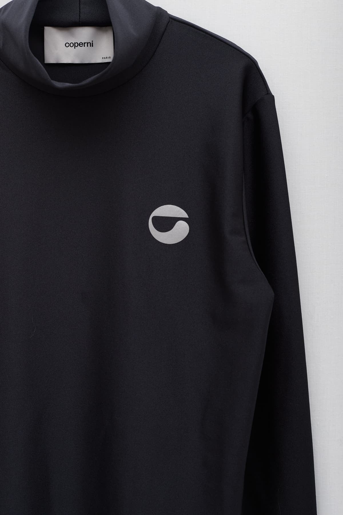 COPERNI BLACK TIGHT HIGH NECK TOP