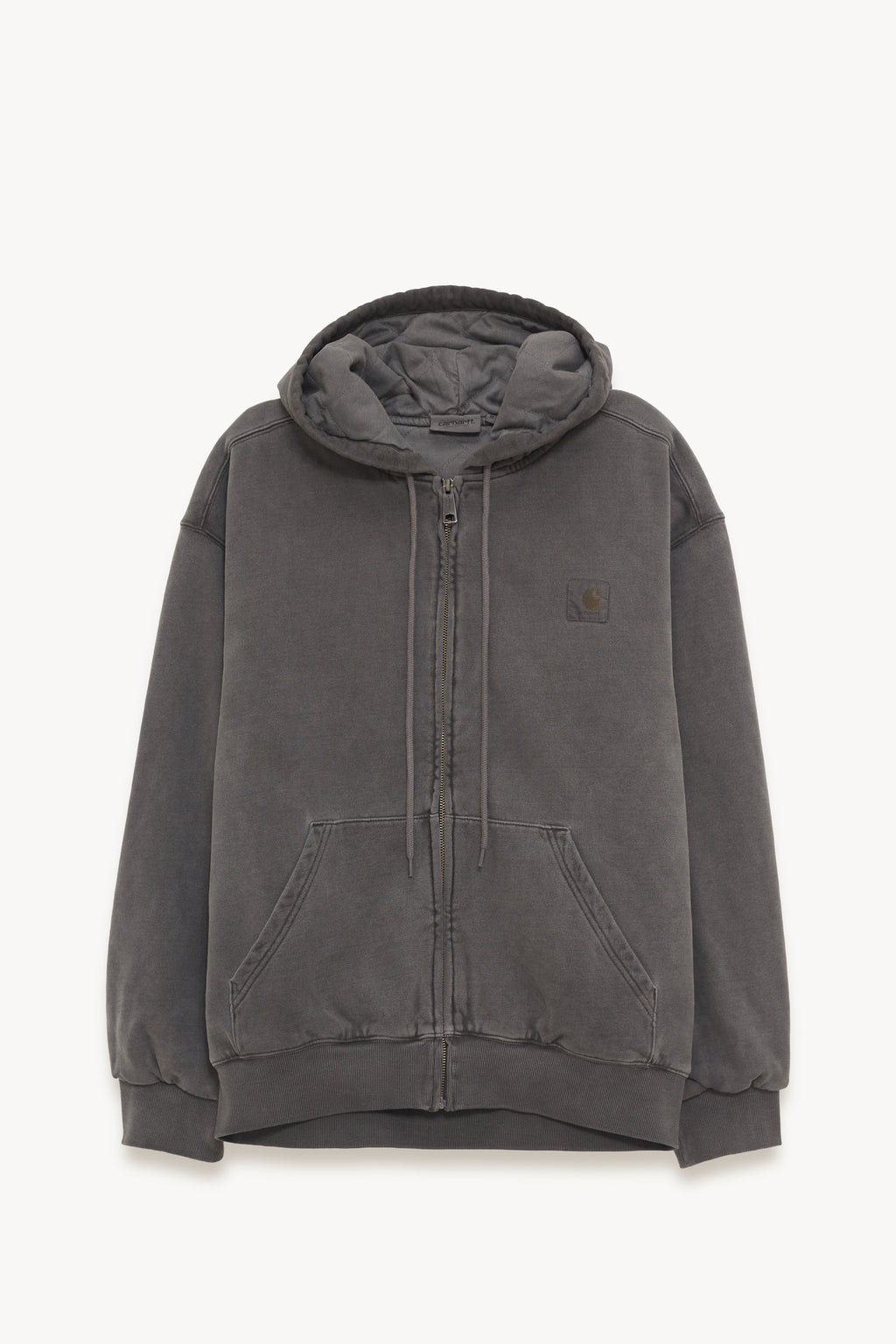 CARHARTT WIP BLACK HOODED VISTA JACKET