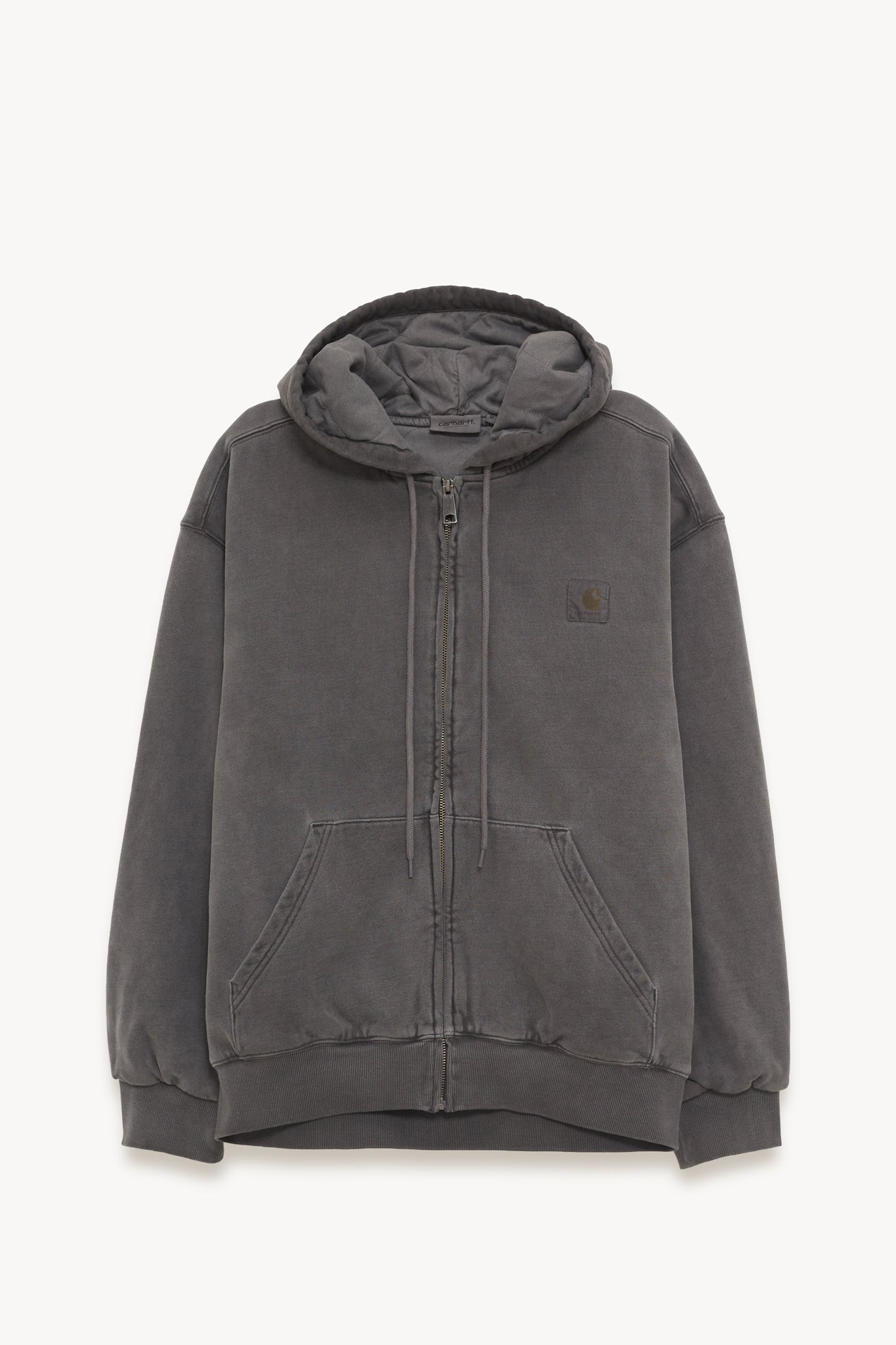 CARHARTT WIP BLACK HOODED VISTA JACKET
