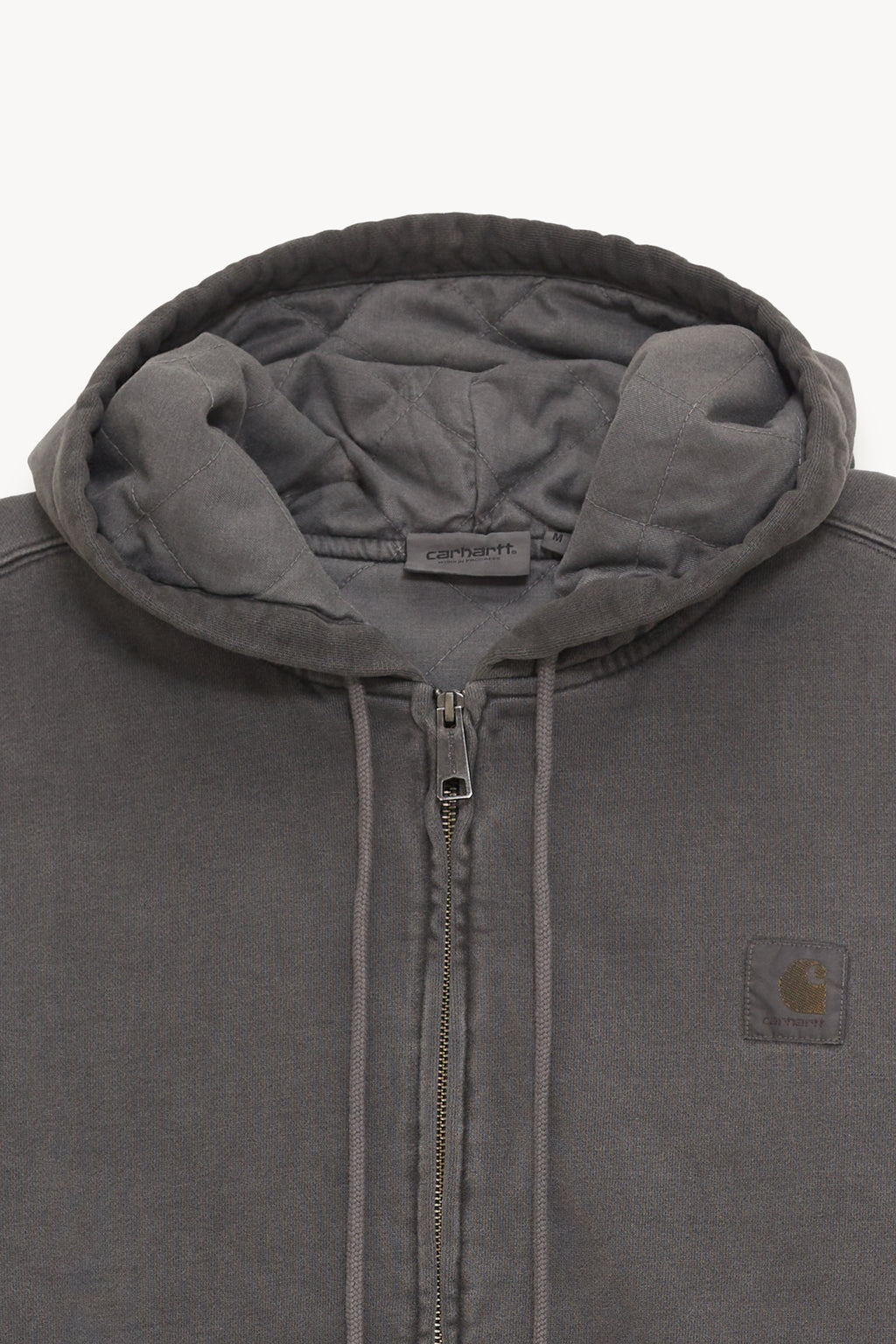 CARHARTT WIP BLACK HOODED VISTA JACKET