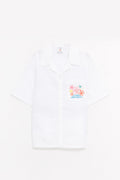 CASABLANCA WHITE COLLAGE D’ICONES SHIRT