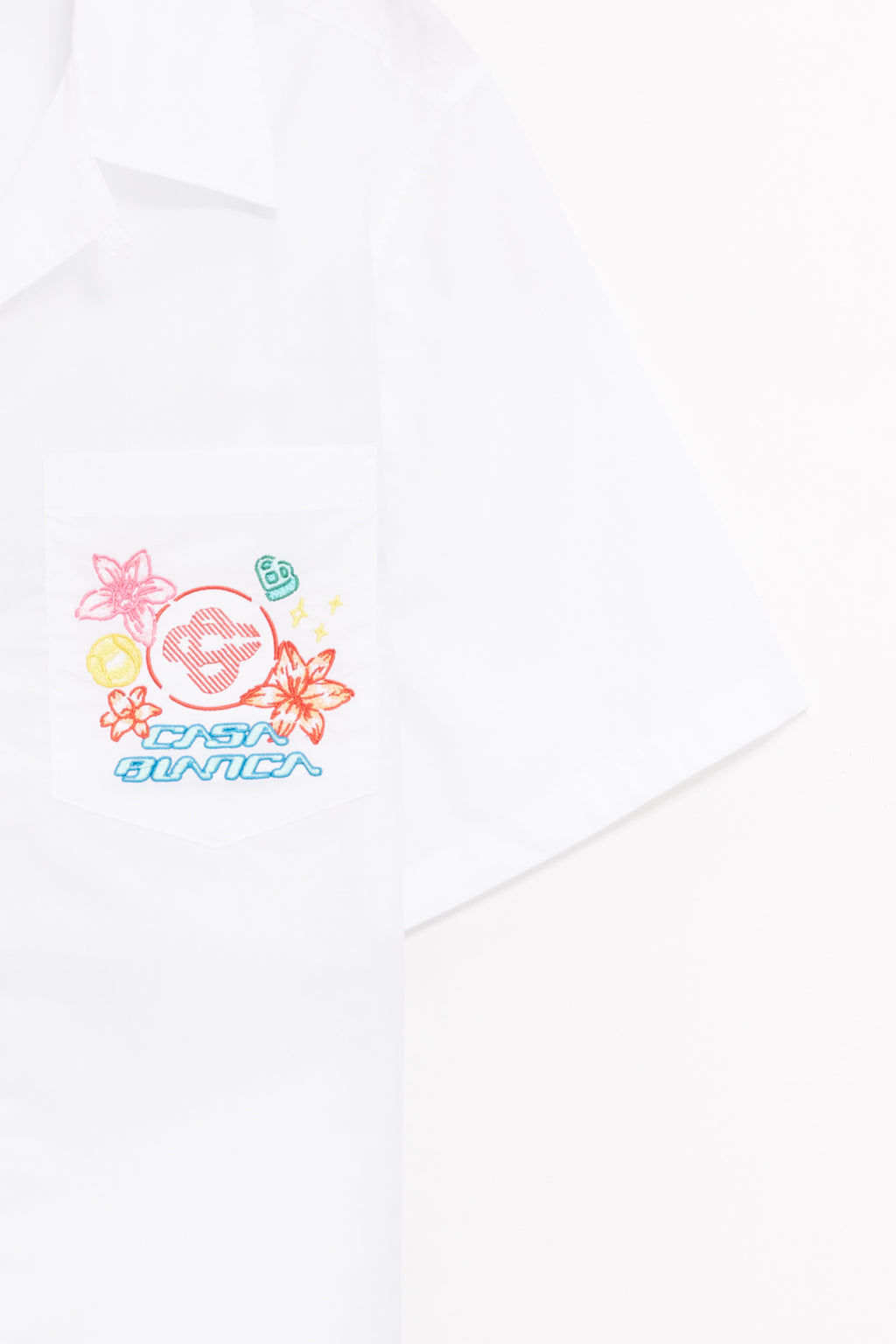 CASABLANCA WHITE COLLAGE D’ICONES SHIRT