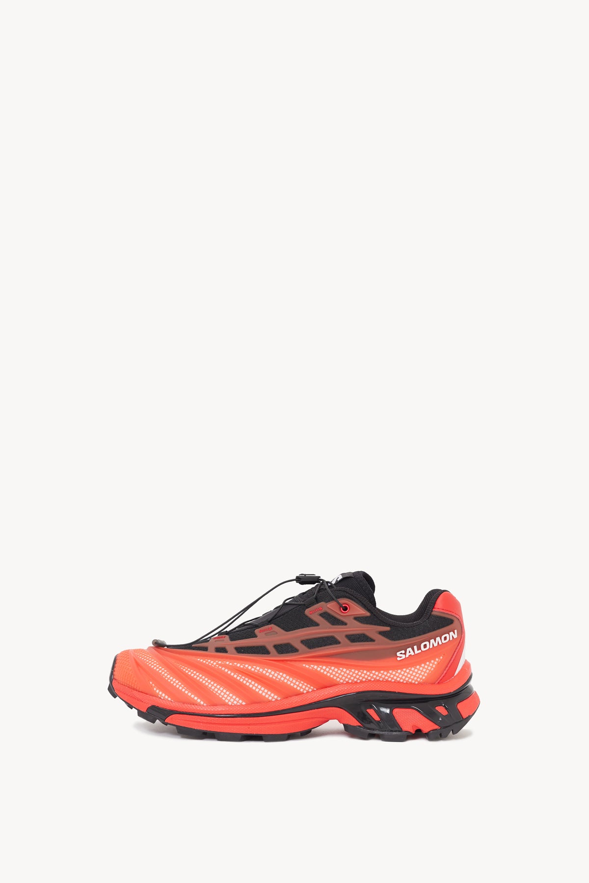 SALOMON BLACK FIERY RED XT EVO SNEAKERS