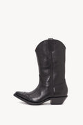 OUR LEGACY DEEP BLACK LEATHER CONSULTANT BOOTS