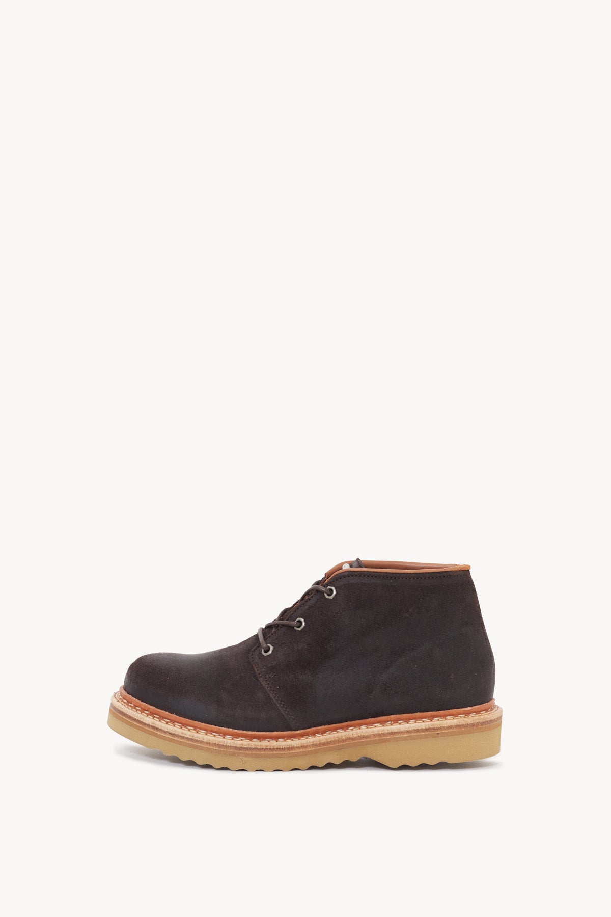 OUR LEGACY DARK CHOCO WAXY SUEDE CHUKKA BOOTS