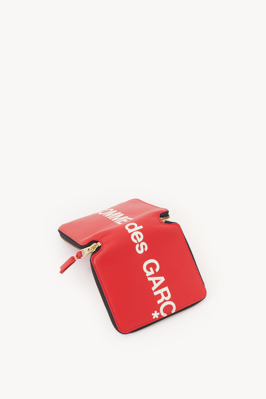 COMME DES GARCONS RED HUGE LOGO WALLET