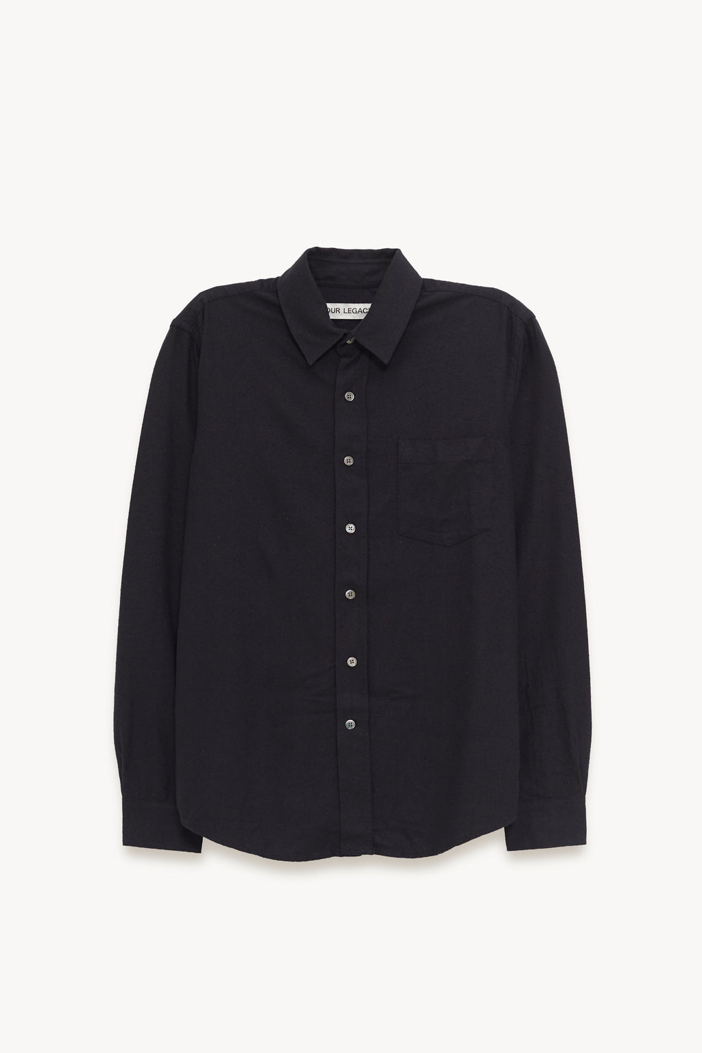 OUR LEGACY BLACK SILK CLASSIC SHIRT