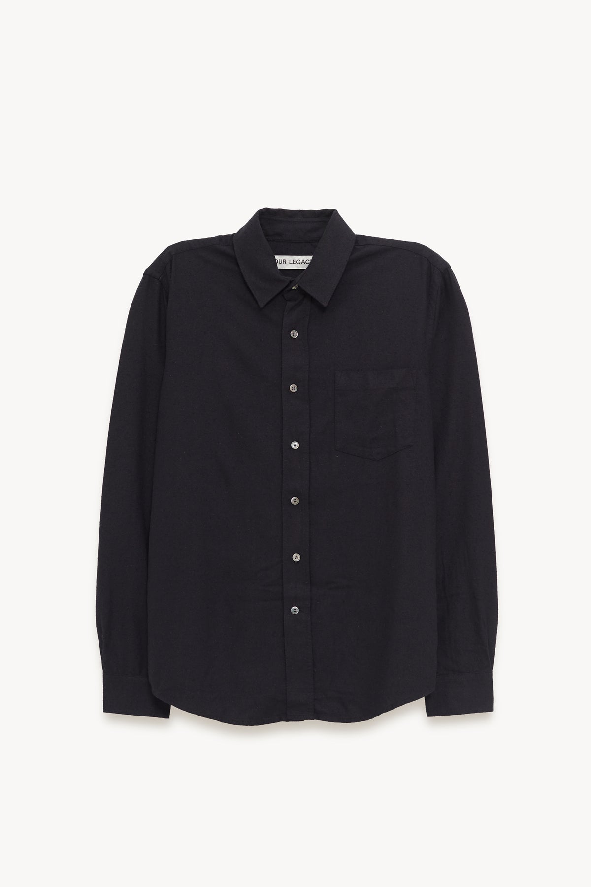 OUR LEGACY BLACK SILK CLASSIC SHIRT