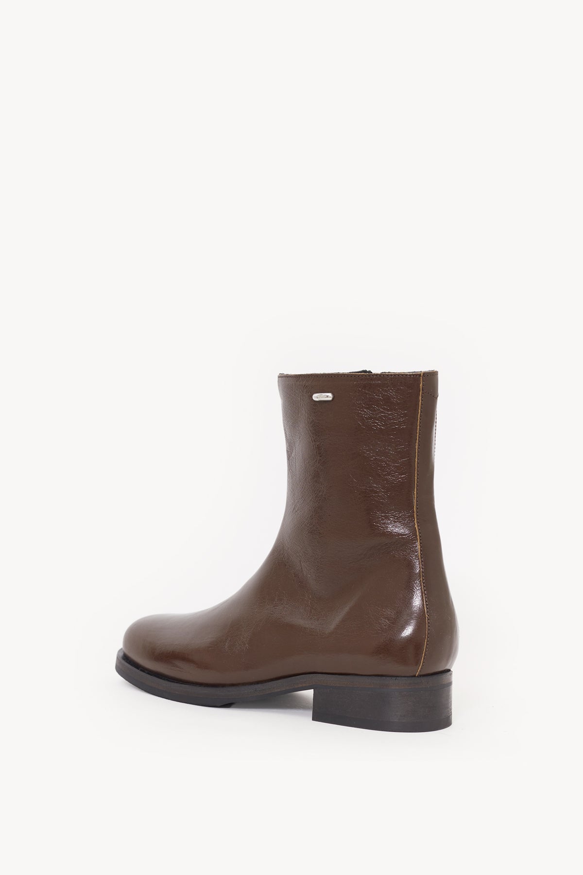 OUR LEGACY OLIVE LEATHER CAMION BOOTS
