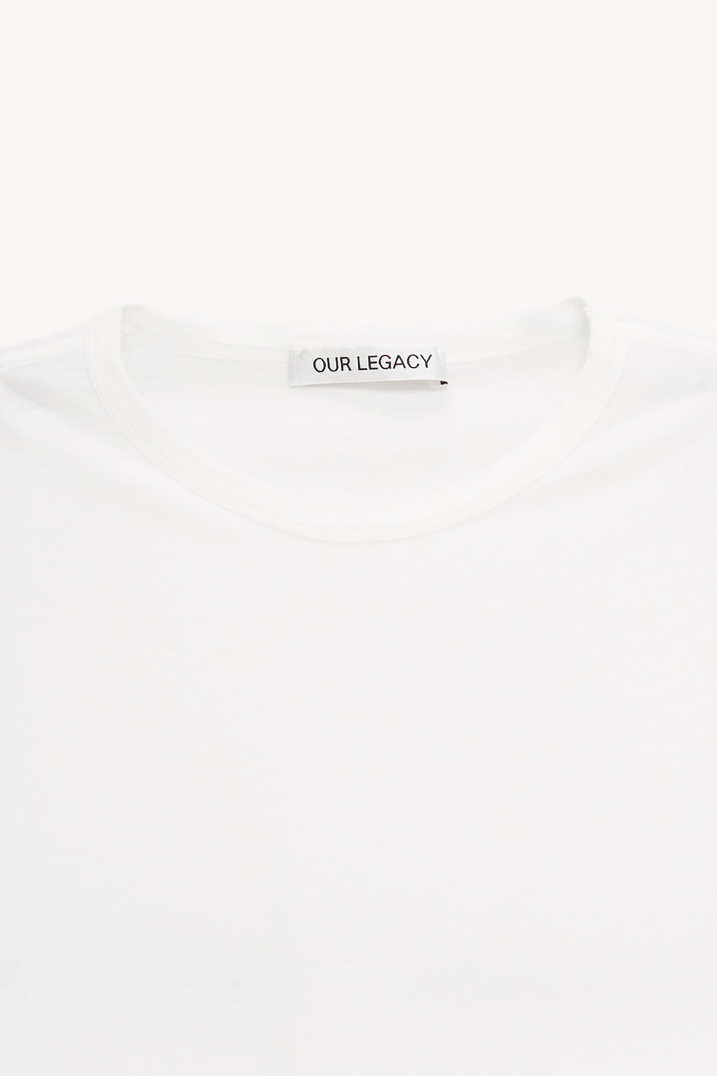 OUR LEGACY WHITE CLEAN NEW BOX T SHIRT