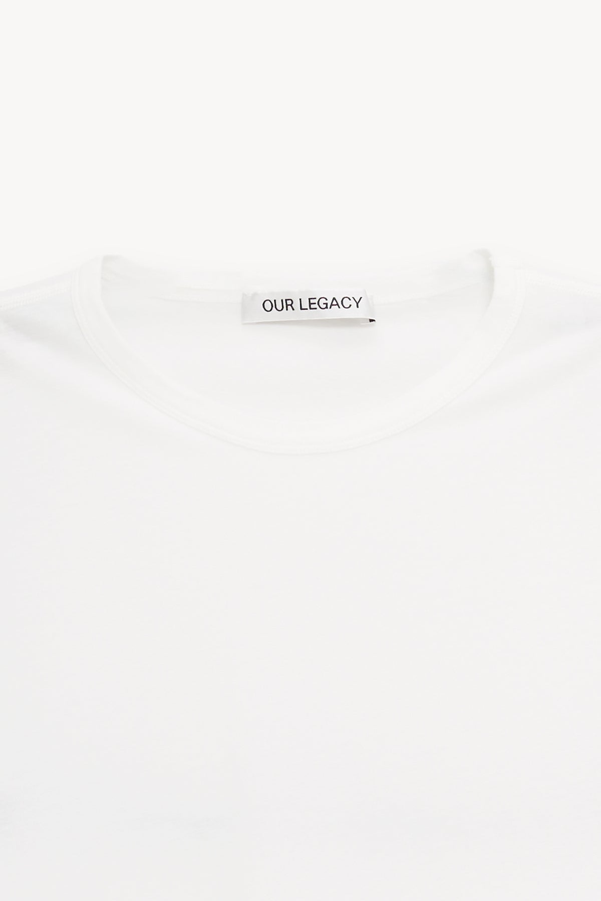 OUR LEGACY WHITE CLEAN NEW BOX T SHIRT