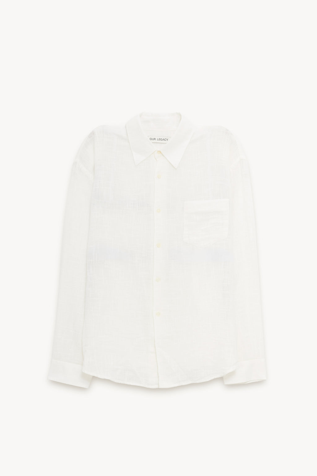 OUR LEGACY OFF WHITE COCO SHIRT