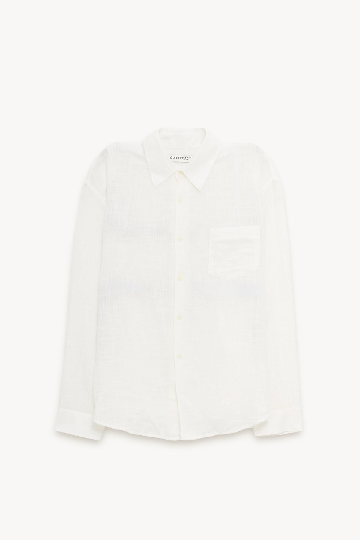 OUR LEGACY OFF WHITE COCO SHIRT