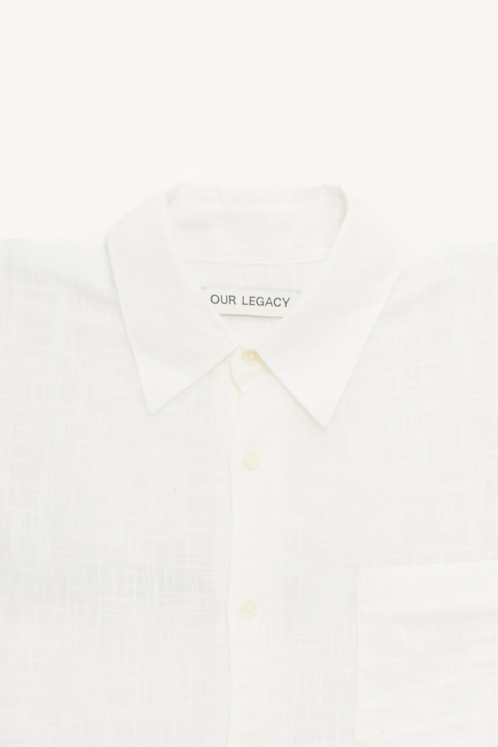 OUR LEGACY OFF WHITE COCO SHIRT