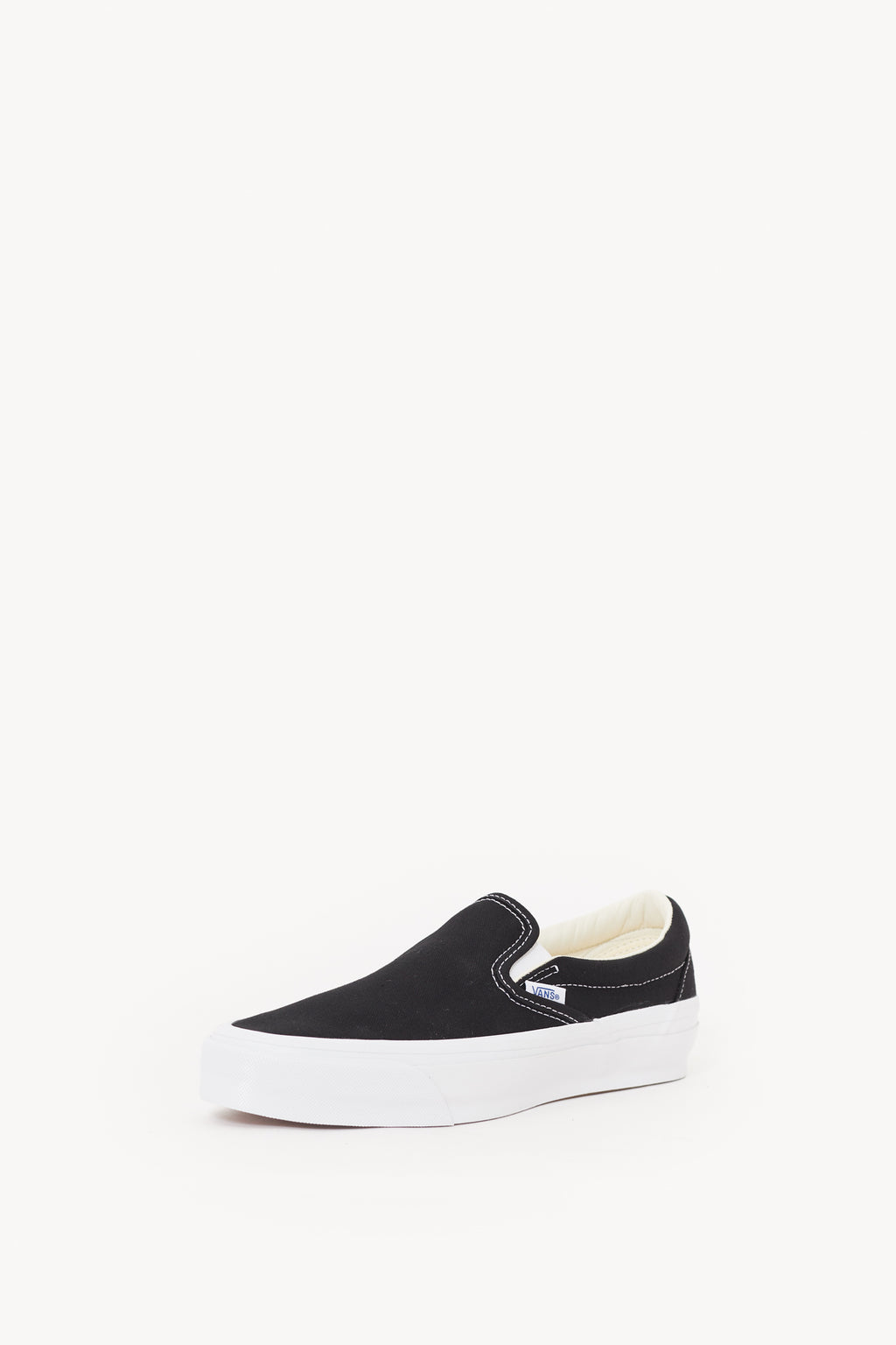 VANS OTW BLACK WHITE SLIP ON REISSUE 98 SNEAKERS