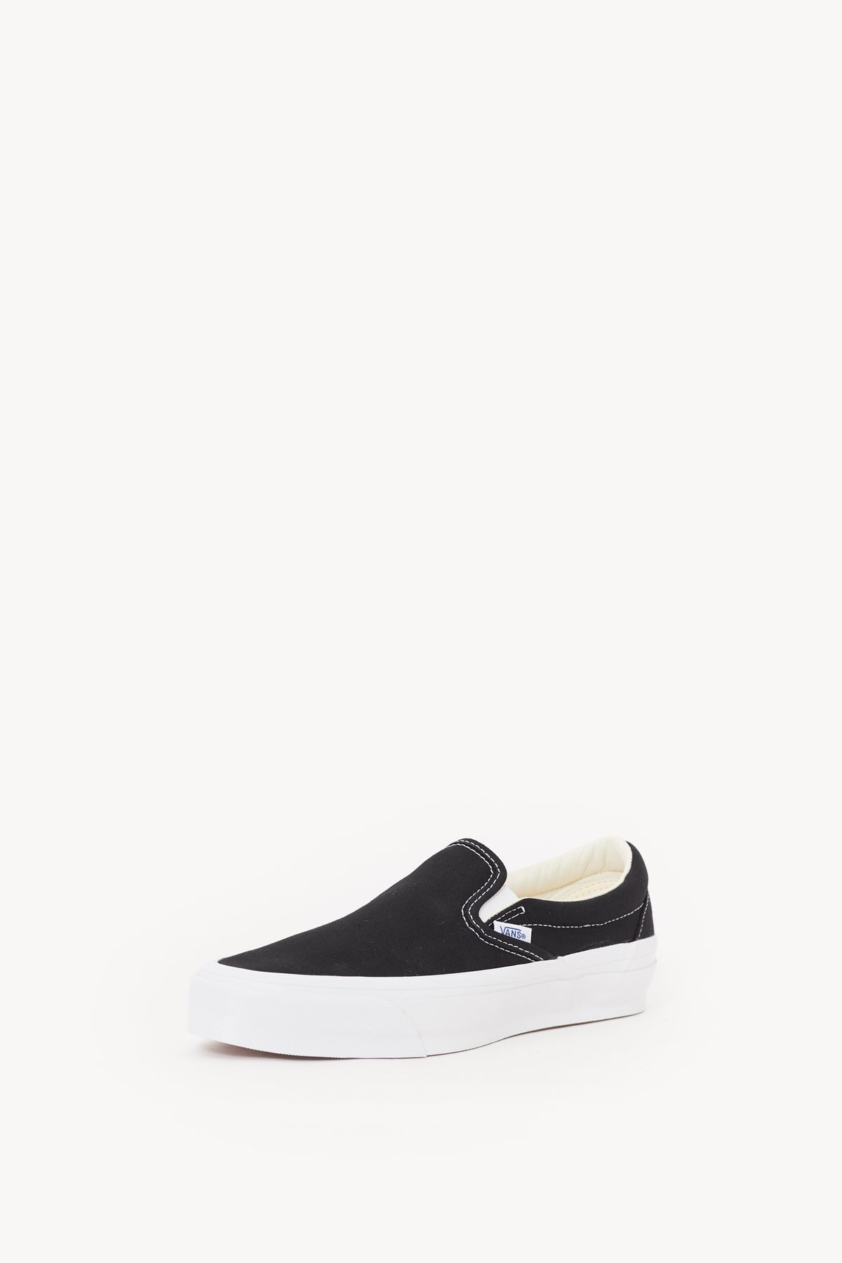 VANS OTW BLACK WHITE SLIP ON REISSUE 98 SNEAKERS