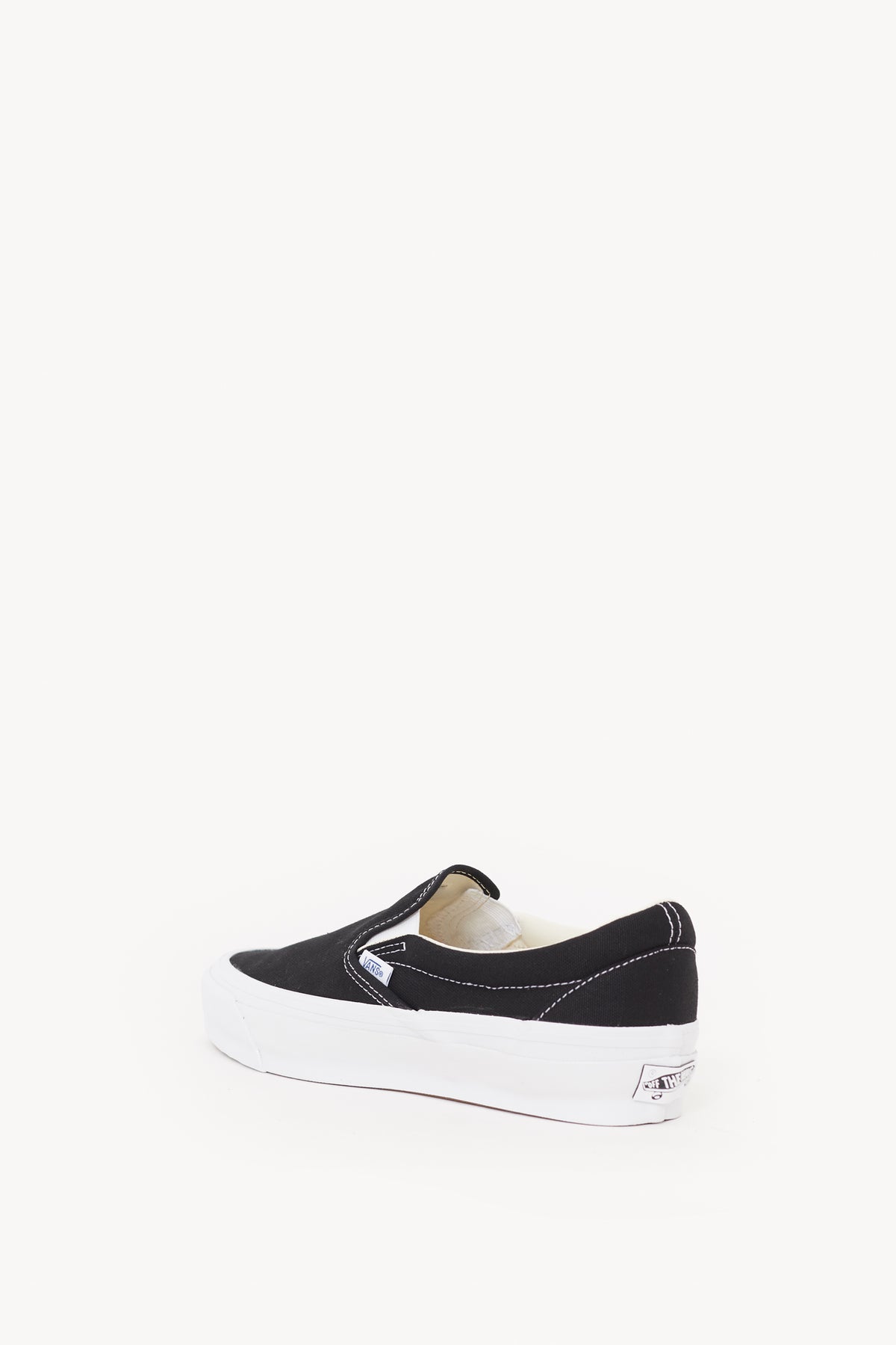 VANS OTW BLACK WHITE SLIP ON REISSUE 98 SNEAKERS