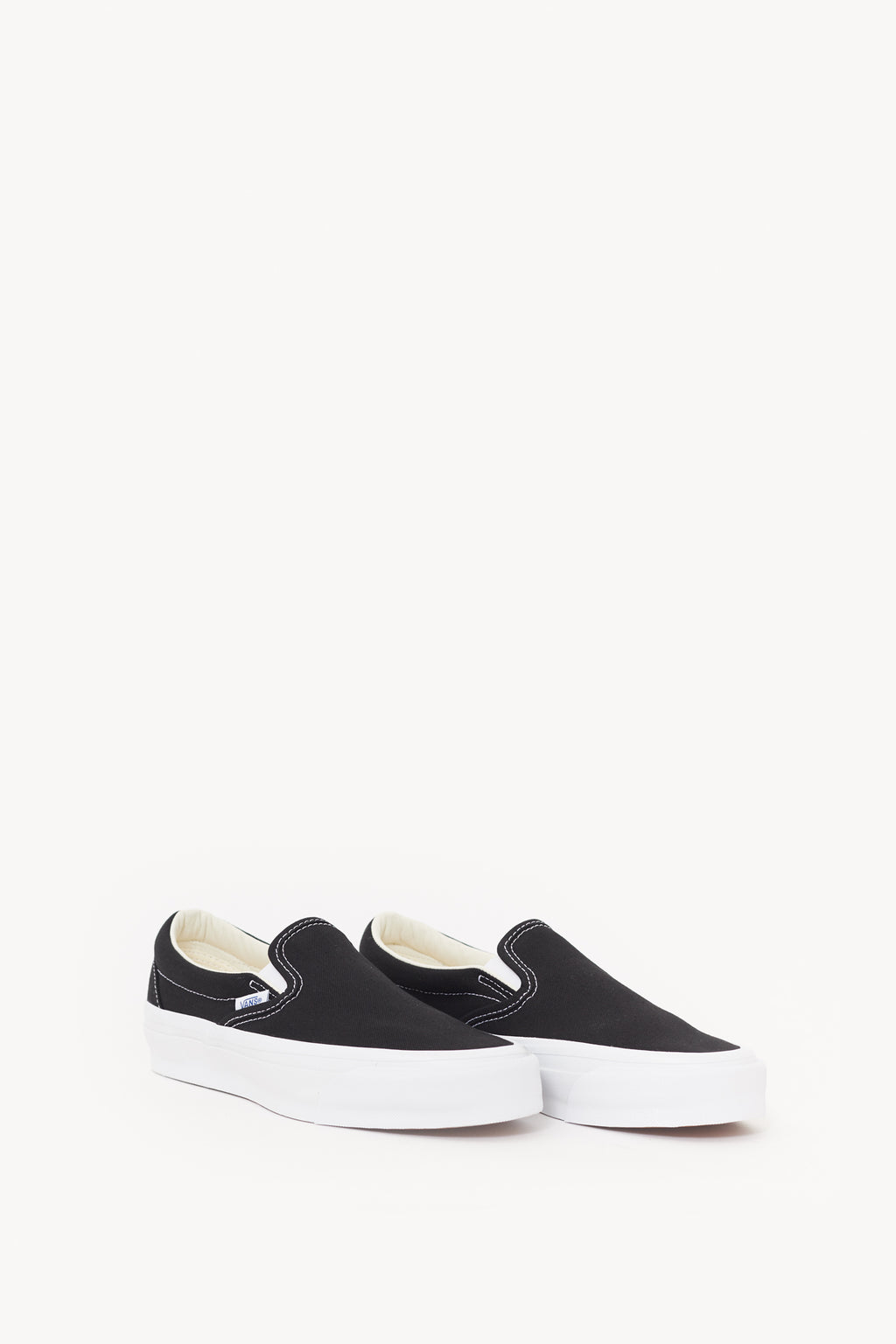 VANS OTW BLACK WHITE SLIP ON REISSUE 98 SNEAKERS