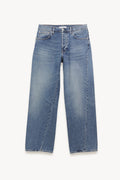 SUNFLOWER MID BLUE WIDE TWIST TROUSER