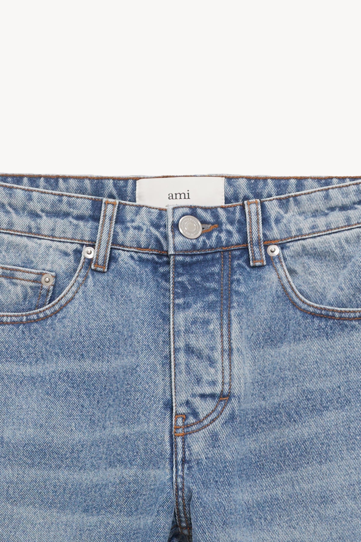 AMI USED BLUE CLASSIC FIT JEANS