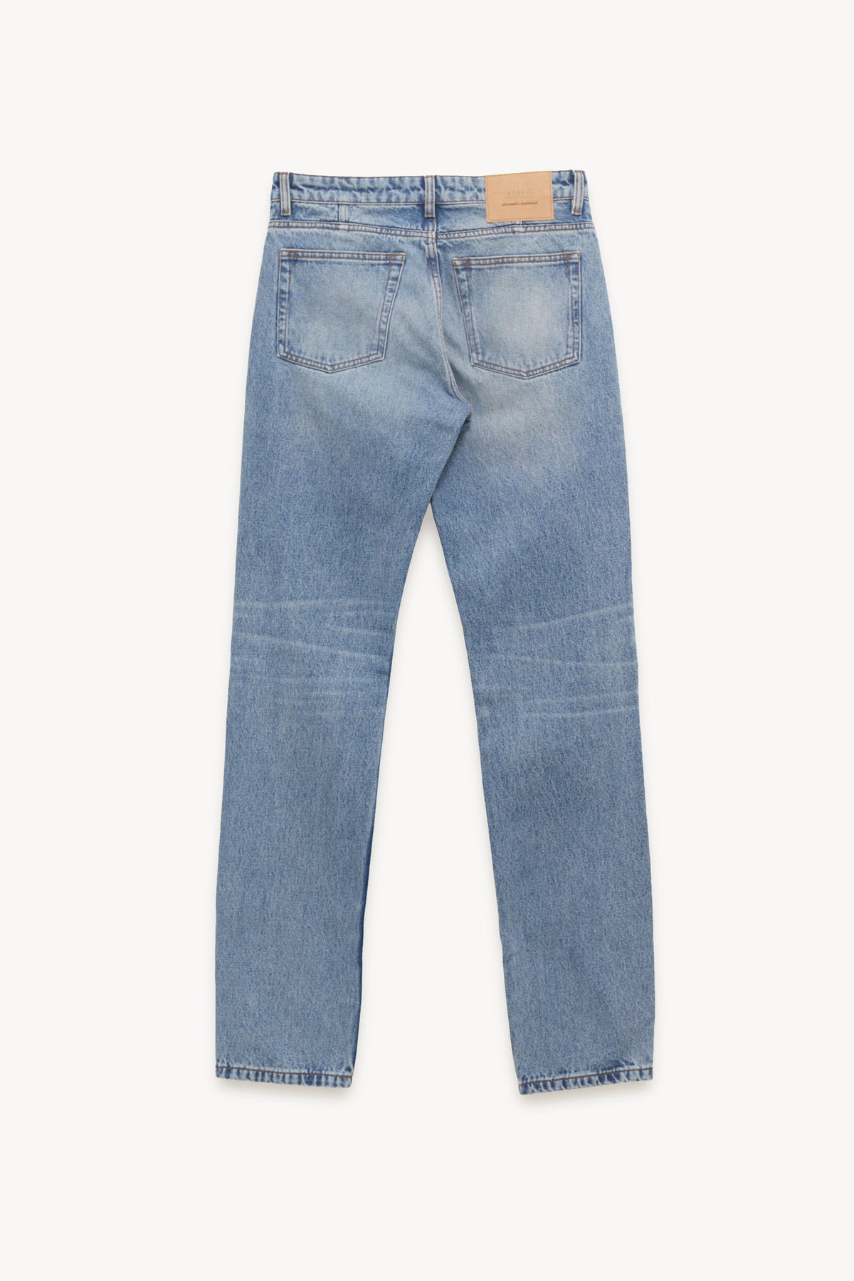 AMI USED BLUE CLASSIC FIT JEANS