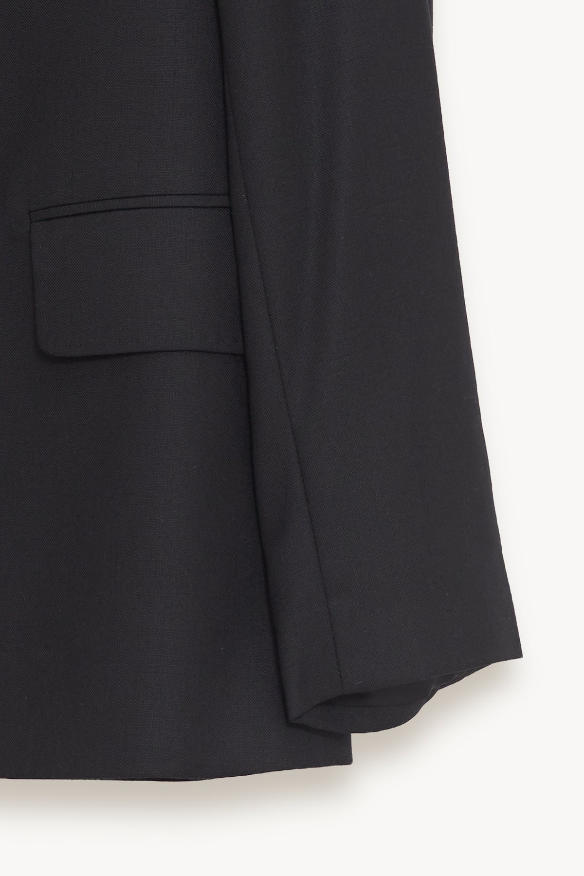 OUR LEGACY BLACK PANAMA UNCONSTRUCTED DB BLAZER