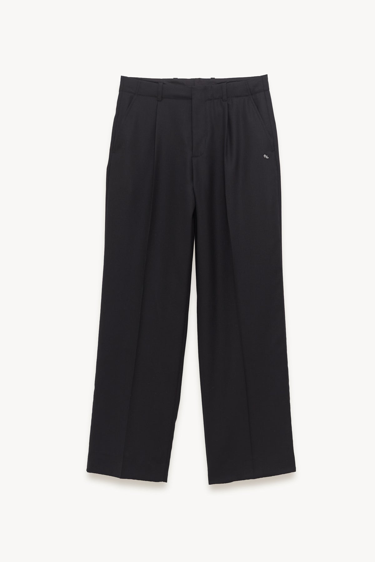 OUR LEGACY BLACK PANAMA BORROWED CHINO TROUSER