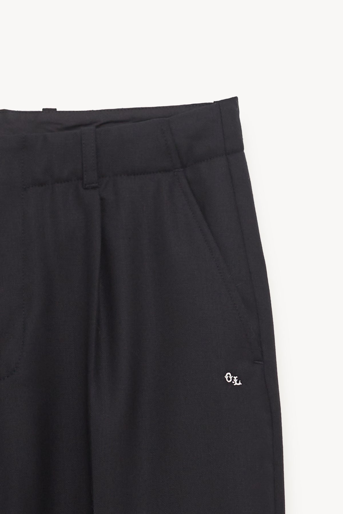 OUR LEGACY BLACK PANAMA BORROWED CHINO TROUSER