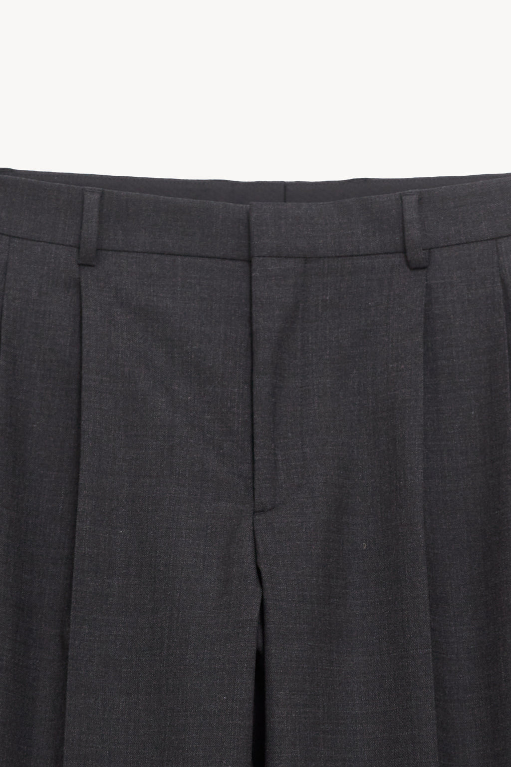 SUNFLOWER ANTRACITE WIDE PLEATED TROUSER