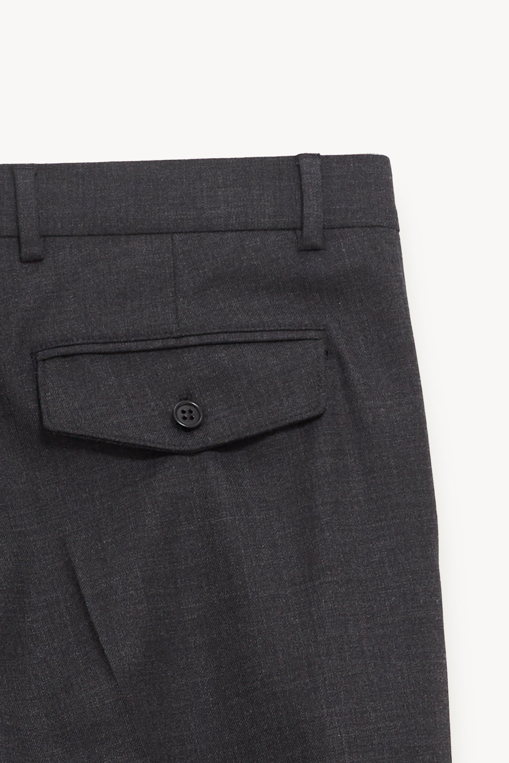SUNFLOWER ANTRACITE WIDE PLEATED TROUSER