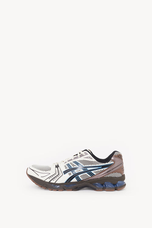 ASICS CREAM BLUE COAST GEL KAYANO 14 SNEAKERS