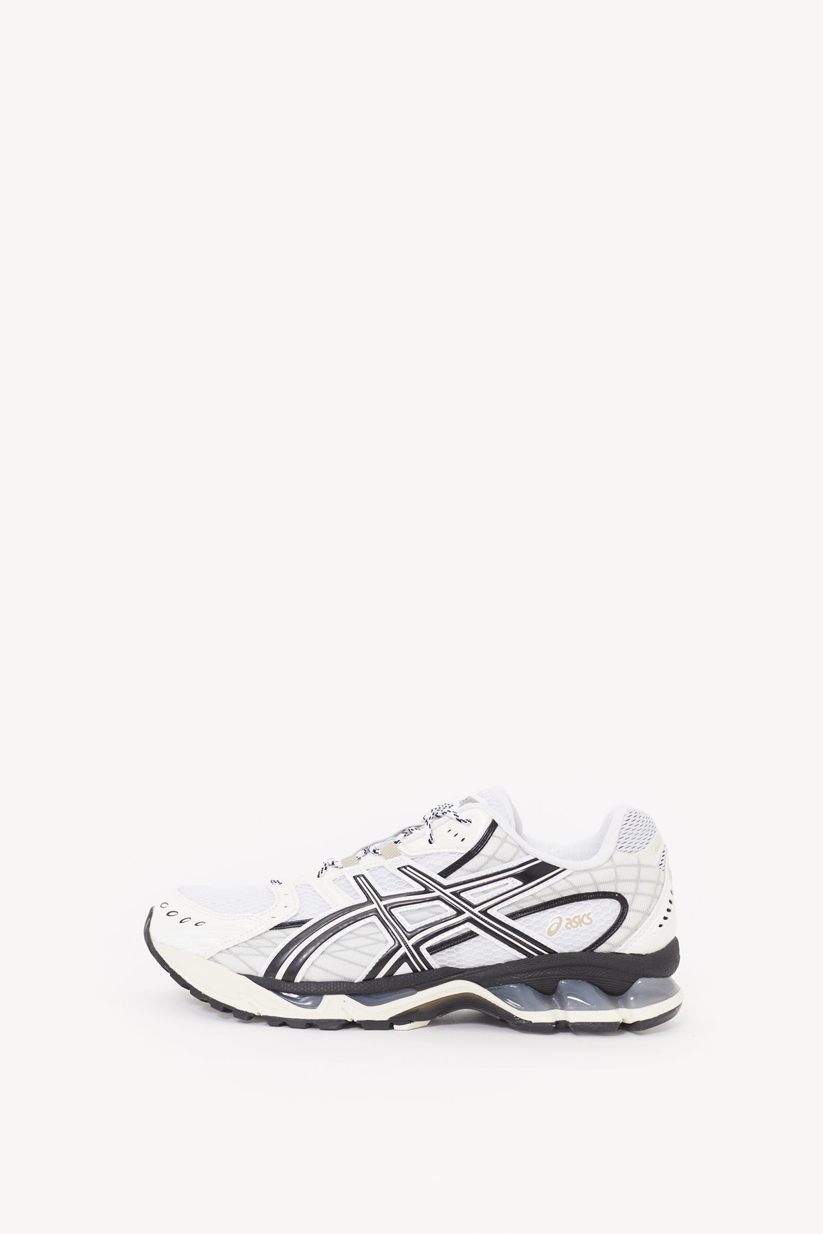 ASICS WHITE IVORY GEL NIMBUS 101 SNEAKERS