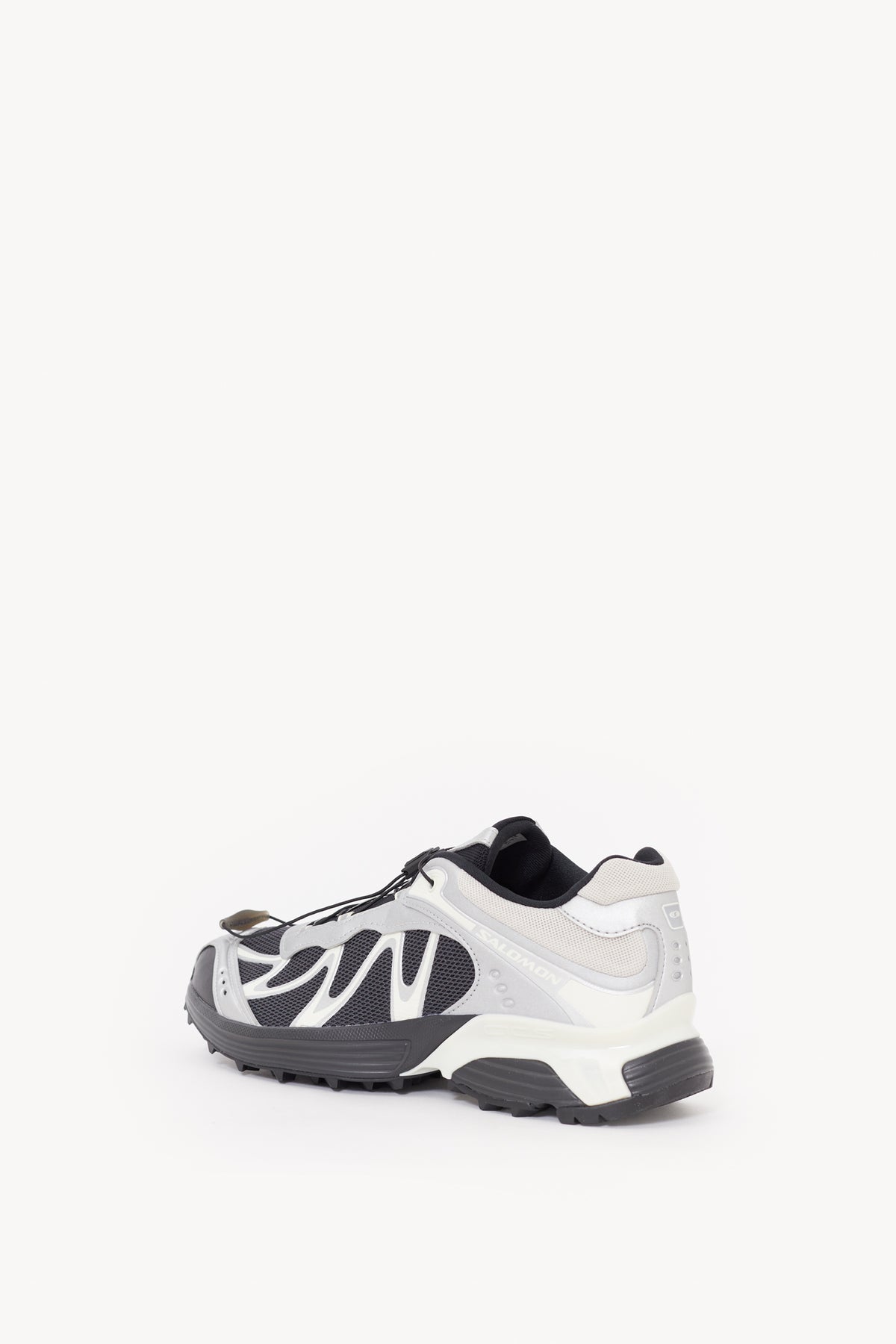 SALOMON BLACK SILVER XT WHISPER SNEAKERS