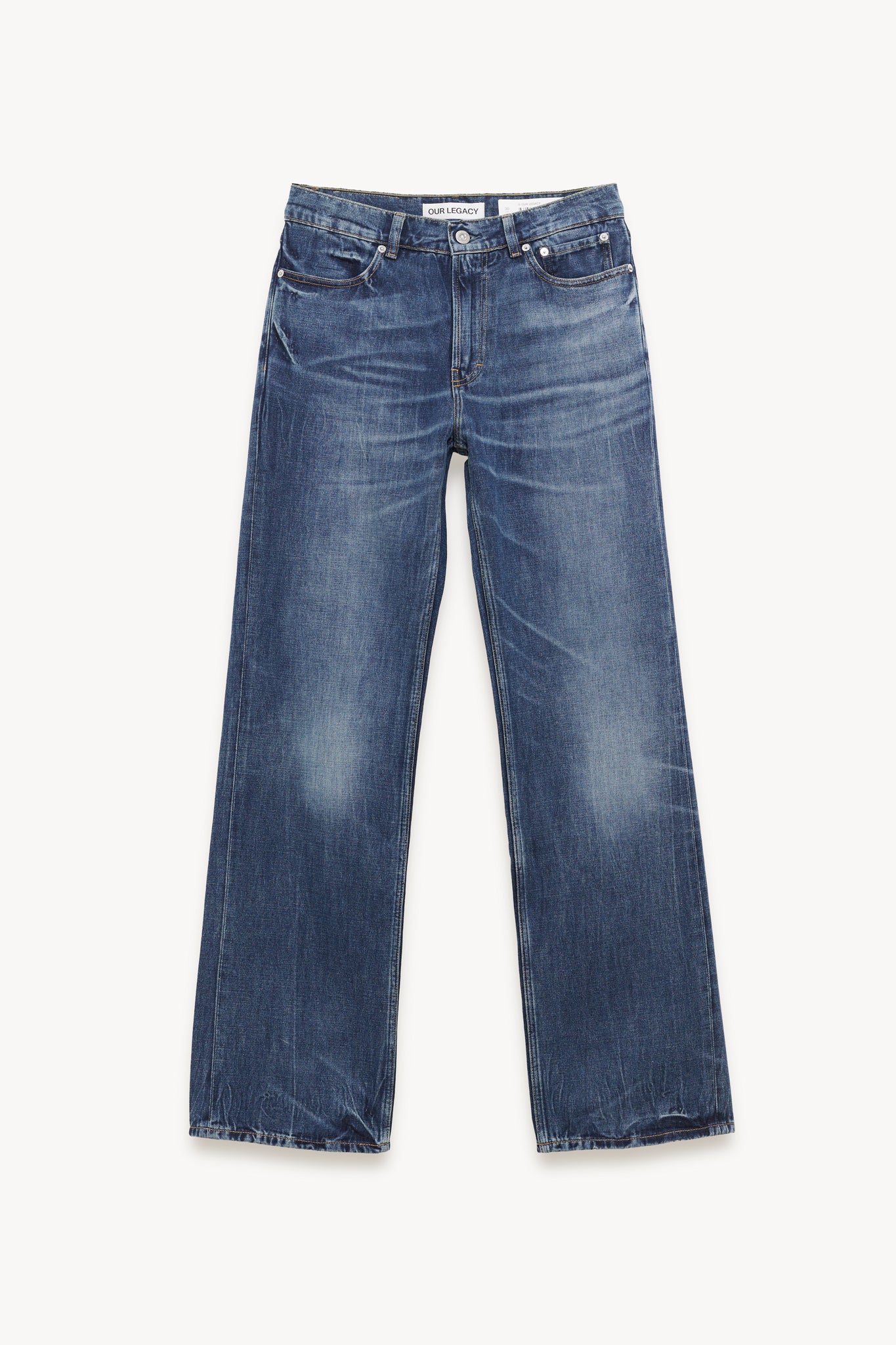 OUR LEGACY VIENNA BLUE WASH CARLSON CUT JEANS – IAMNUE