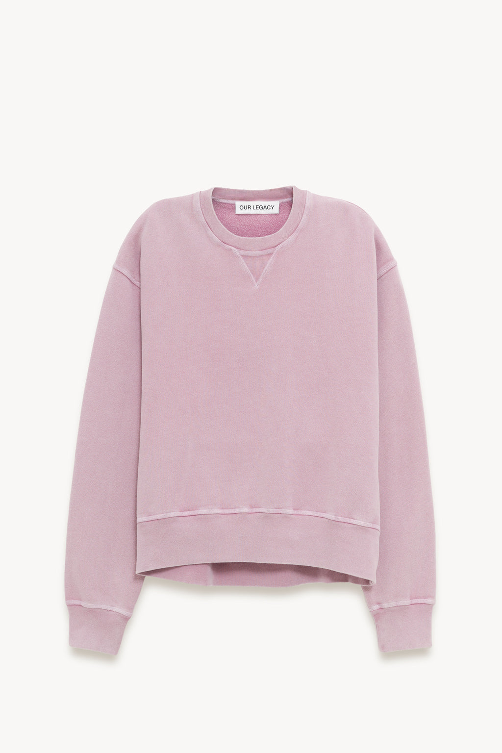 OUR LEGACY GENTLEMENS PINK STAR FLEECE BASE SWEATSHIRT