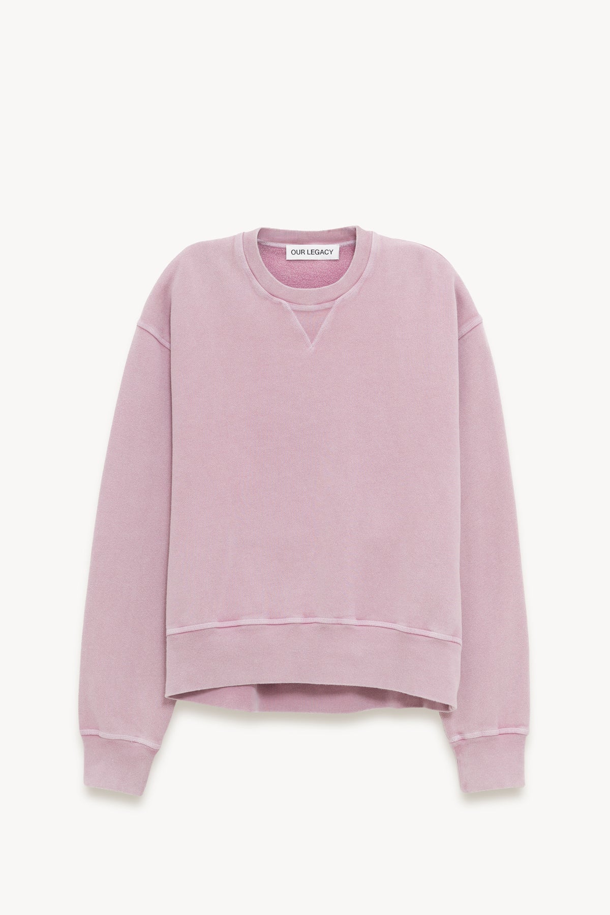 OUR LEGACY GENTLEMENS PINK STAR FLEECE BASE SWEATSHIRT