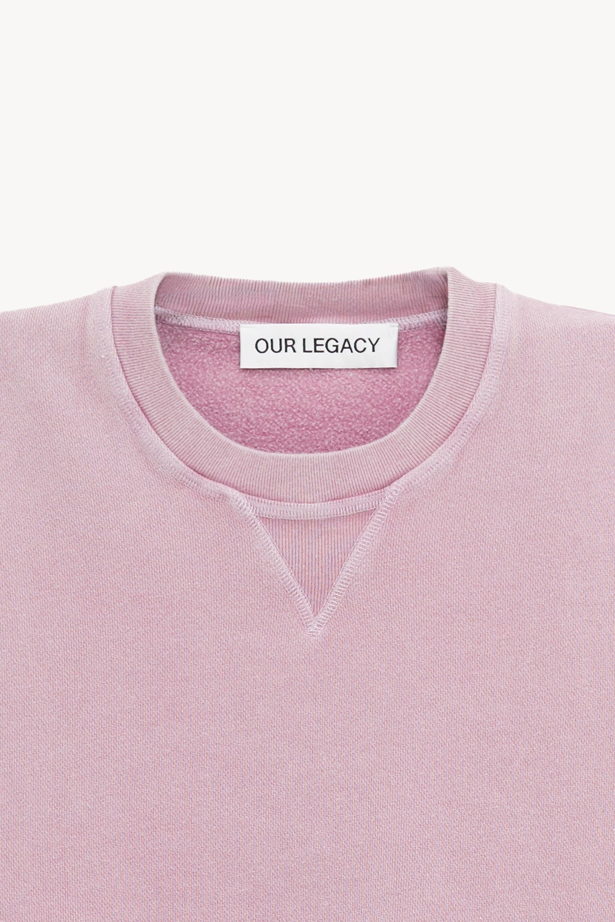 OUR LEGACY GENTLEMENS PINK STAR FLEECE BASE SWEATSHIRT