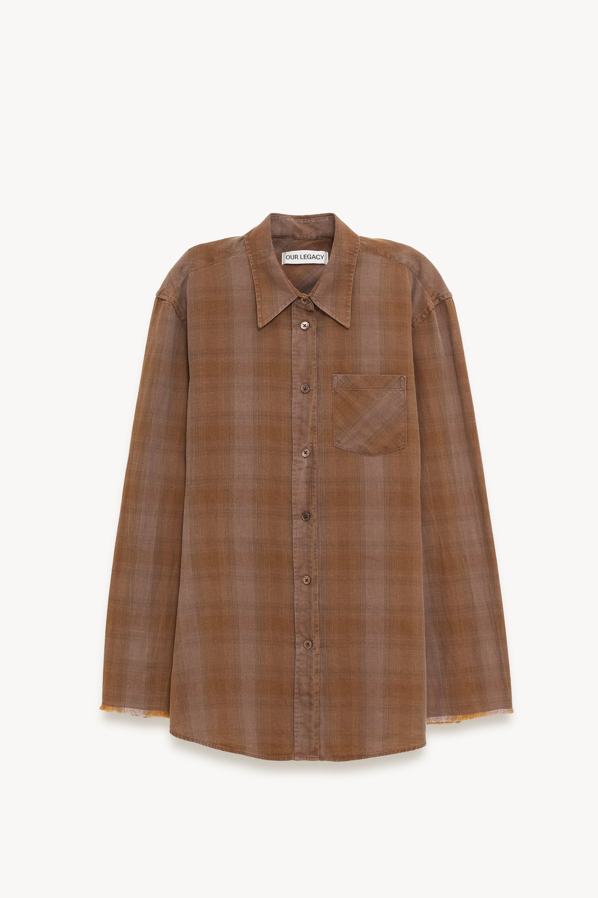 OUR LEGACY DAKOTA FLANNEL CHECK DAISY SHIRT