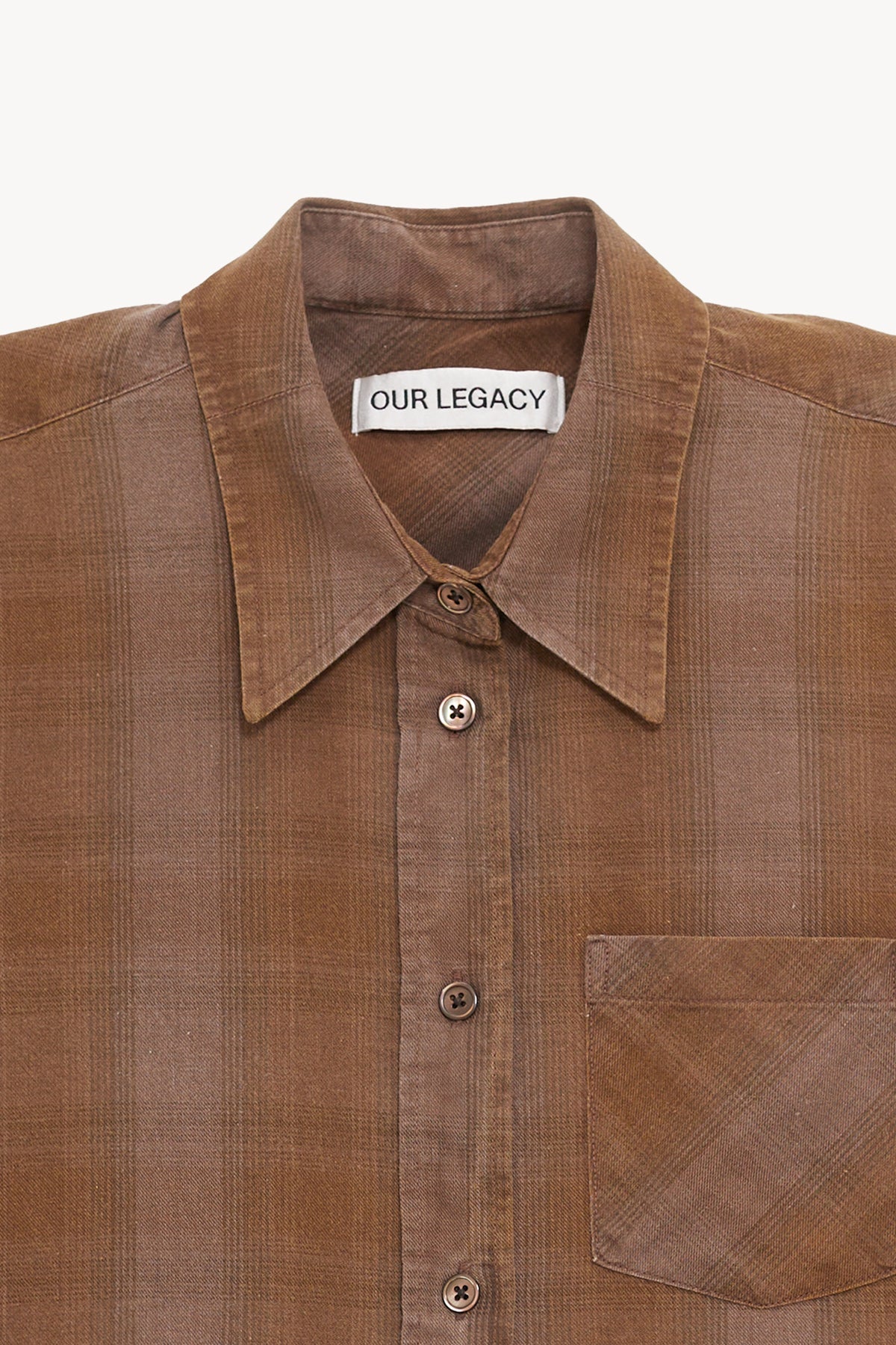 OUR LEGACY DAKOTA FLANNEL CHECK DAISY SHIRT