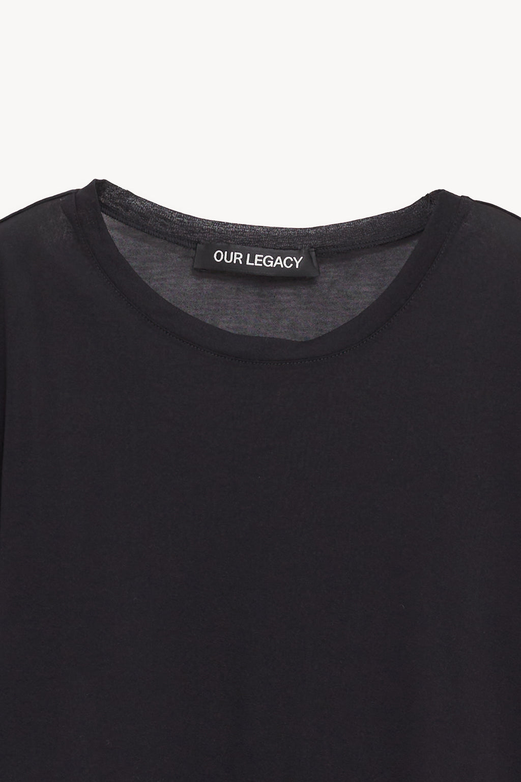 OUR LEGACY BLACK STOCKING JERSEY SUPER SLIM LONGSLEEVE T SHIRT