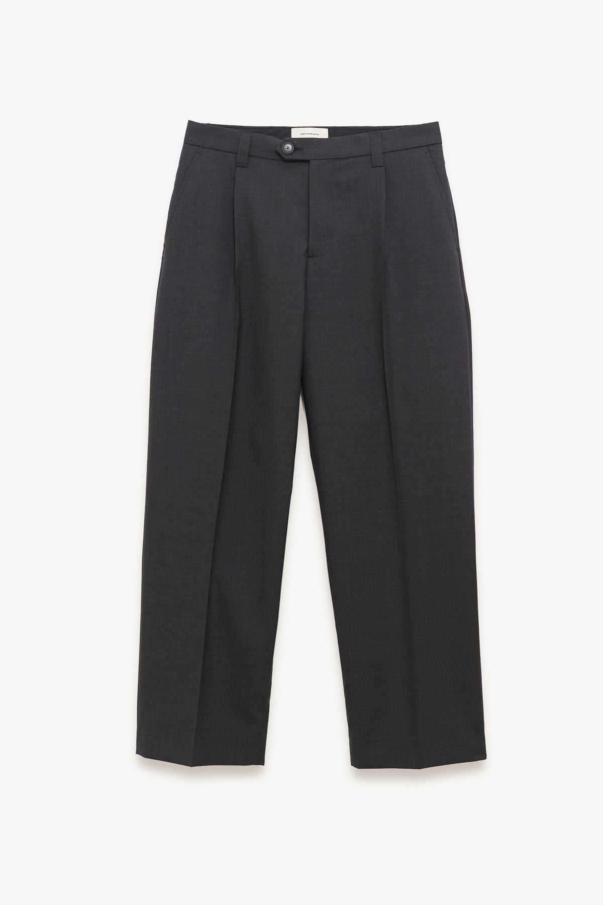 MFPEN DARK GREY TROPICAL WOOL SERVICE TROUSERS
