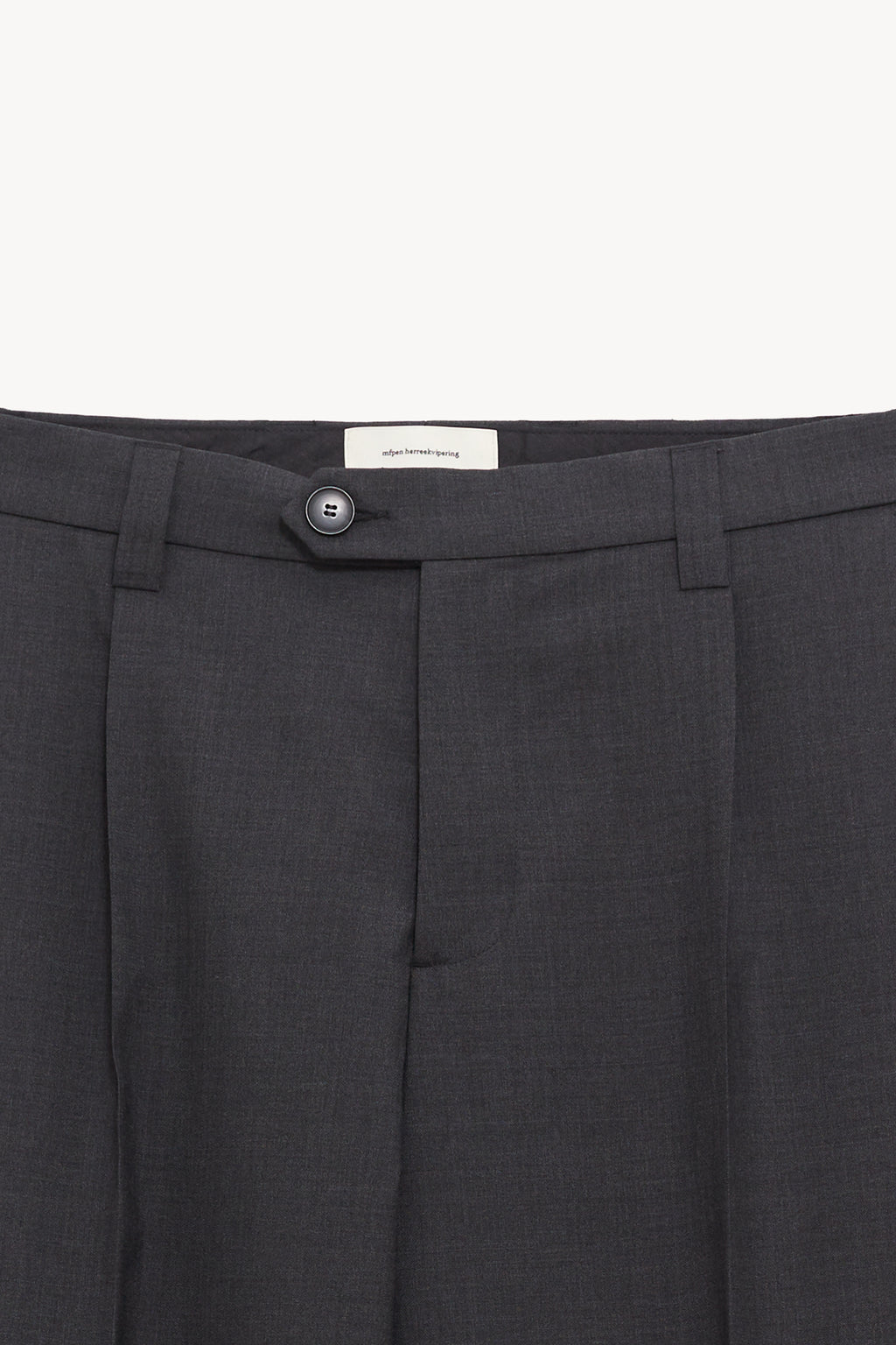 MFPEN DARK GREY TROPICAL WOOL SERVICE TROUSERS