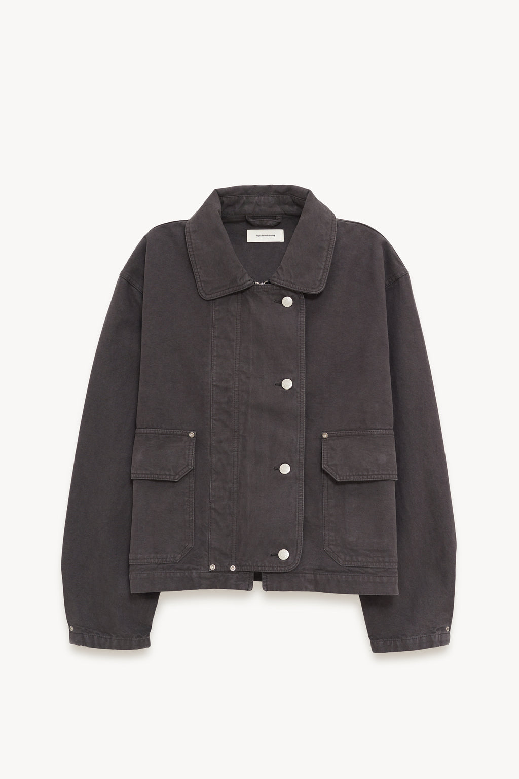 MFPEN WASHED GREY CANVAS COURIER JACKET
