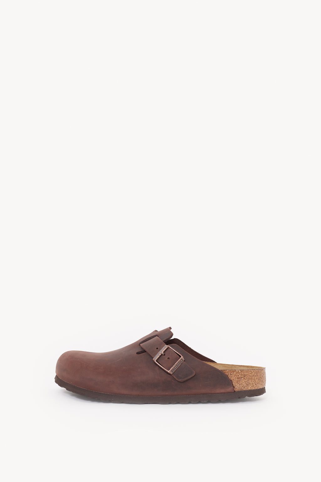 BIRKENSTOCK HABANA BOSTON REGULAR SUEDE LEATHER CLOGS