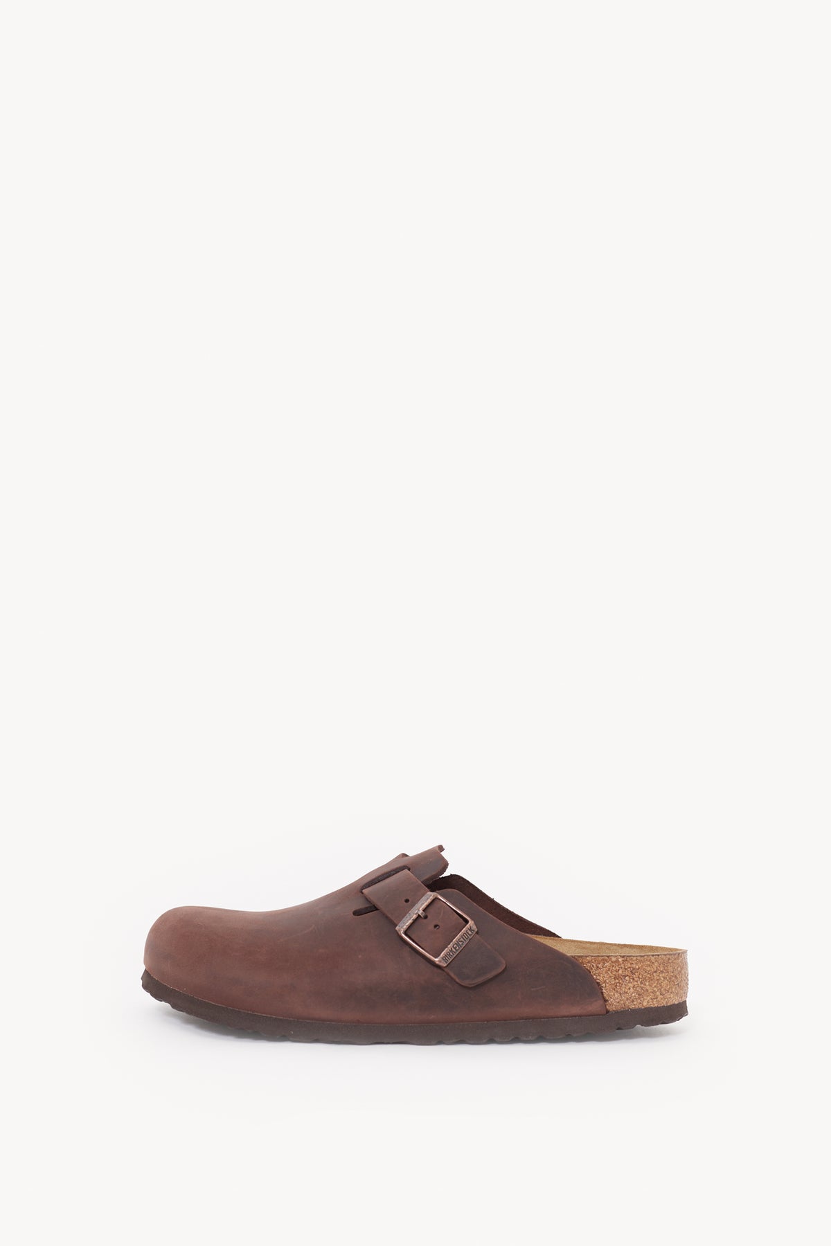 BIRKENSTOCK HABANA BOSTON REGULAR SUEDE LEATHER CLOGS